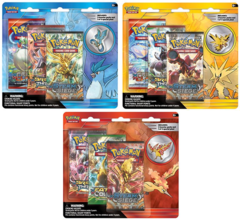 Pokemon Legendary Birds 3-Booster Blister Packs: Set of 3